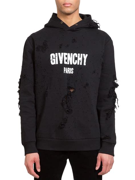 givenchy sweatshirt mens ebay|givenchy hoodie with holes.